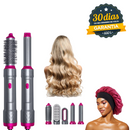 Escova Modeladora 5 em 1 com Touca de Cetim + Frete Grátis