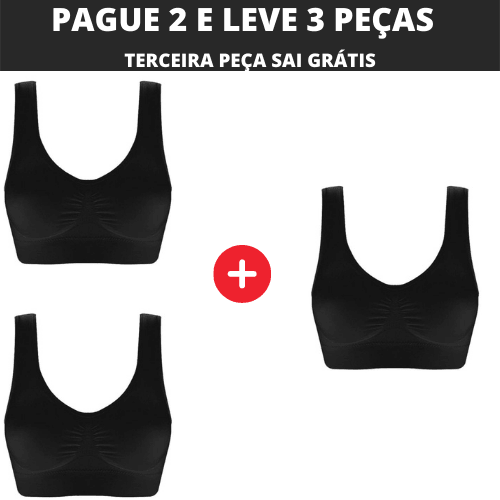 SUTIÃ TOP - PUSH UP ℗ 3PÇS - Melhor Oferta de hoje